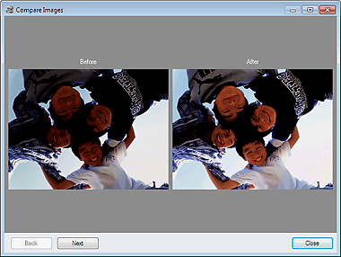 figure: Compare Images window