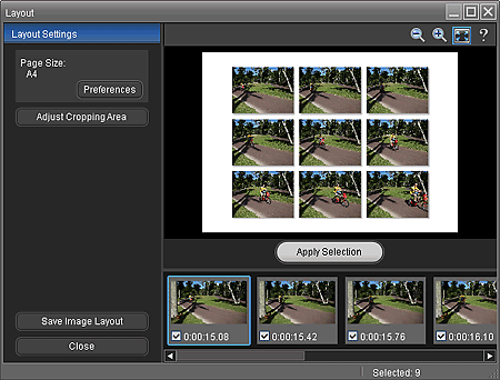 figure: Layout window