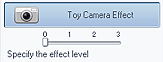 figure: Slider of Toy Camera Effect