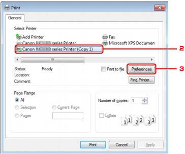 figure:Print dialog box