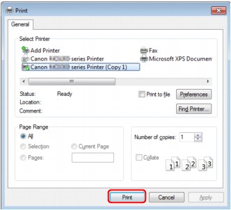 figure:Print dialog box