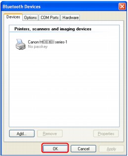 figure:Bluetooth Device (OK)