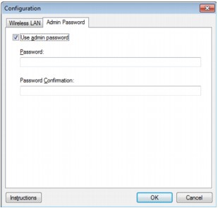 figure: Configuration screen