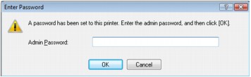 figure: Enter Password dialog box