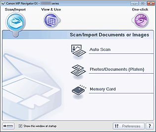 figure: Navigation Mode screen