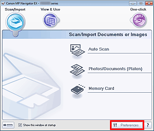figure: Navigation Mode screen