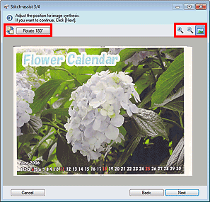 figure: Stitch-assist window