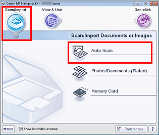 figure: Navigation Mode screen