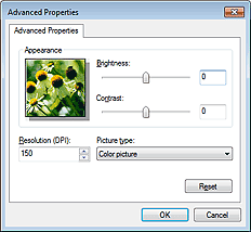 figure: Advanced Properties dialog box